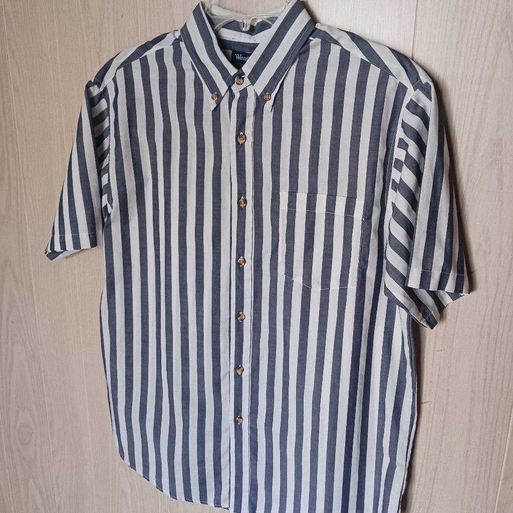 Striped Vtg Wentworth Button-down